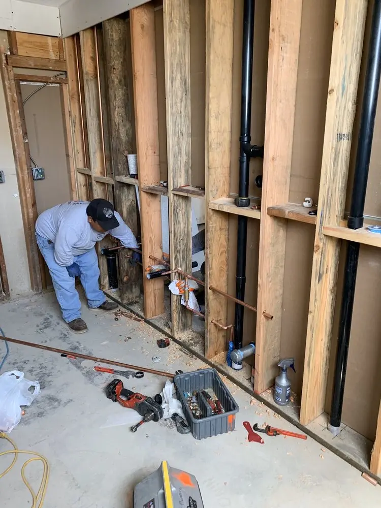 Commercial rough-in plumbing for Gas Line Repair in Sunnybrook
